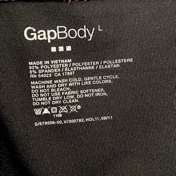 Gap Body - Y2K Purple-banded Yoga Pants - Picture 7 of 9